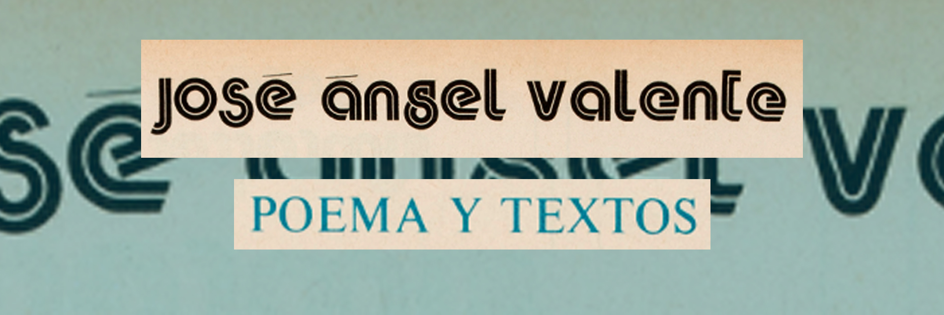 poesía plural josé ángel valente